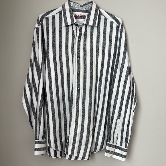 ROBERT GRAHAM BUTTON DOWN SHIRT - Picture 1 of 6